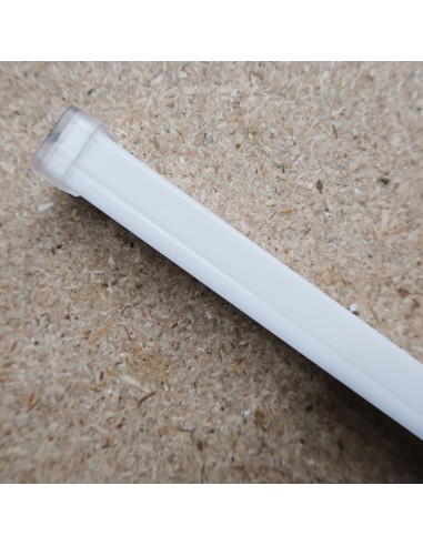 IP67 surface mount LED profile extrusion with milky cover 2m length (17x17mm)