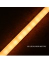 IP67 surface mount LED profile extrusion with milky cover 2m length (17x17mm)