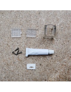 IP68 End-Exit power connector kit for Single colour 10x20mm LED Neon Flex 2