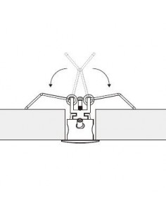 Wall Ceiling Recessed LED Profile 2m