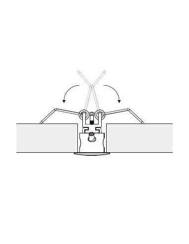 Wall Ceiling Recessed LED Profile 2m