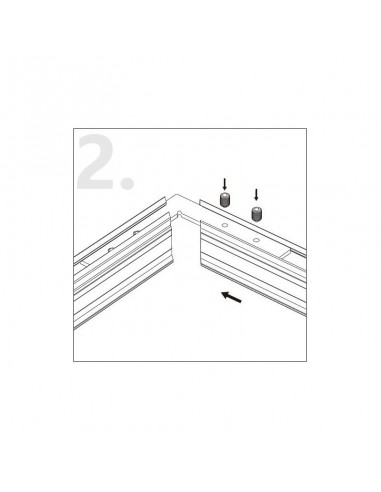 90° Joiner Kit for HL-2319WR2 (Recessed LED profile series)