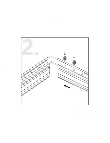 90° Joiner Kit for HL-2319WR2 (Recessed LED profile series)