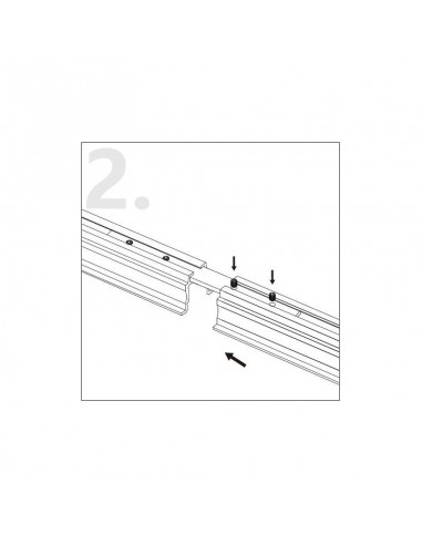 180° Joiner Kit for HL-2319WR2 (Recessed LED profile series)
