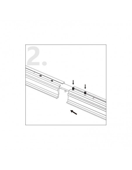 180° Joiner Kit for HL-2319WR2 (Recessed LED profile series)