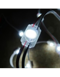 Micro Sign signle LED module pure white 24V 0.24W IP67 (string of 40)