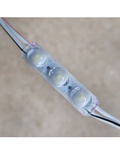 Triple Micro Sign LED module 0.72W 24V pure white 7000K IP67 (string of 40) 2