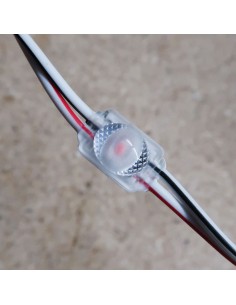 Red Micro Sign single LED module 24V 0.24W 7000K IP67 (string of 40) 2