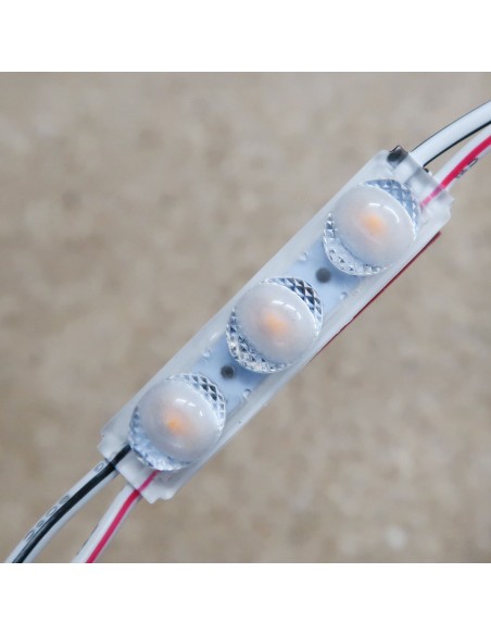 Amber Micro Sign triple backlighting LED module 24V 0.72W IP67 (string of 40)