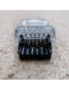 IP65 RGB-Tunable white 6 pin strip to power connector for 12mm IP65 LED tape 2