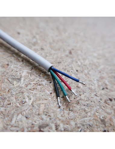 4-poliger RGB 200-mm-Stromanschluss für 12-mm-IP68-LED-Band