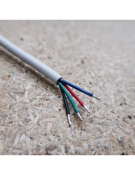 4 pin IP68 RGB LED strip to power 200mm connector for 12mm LED tape