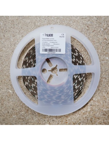 RGBW LED-Streifen (RGB+NW) 24V-14,4W/m- IP00-CRI80-SMD5050