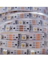 Individuell adressierbarer Pixel-LED-Streifen RGBW 5V 7.2W / m IP00 5m Rolle Individuell adressierbarer Pixel-LED-Streifen RGBW 5V 7.2W / m IP00 5m Rolle
