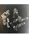 LED Strip Fixing Clip single screw for 10mm IP67 LED Strips (lot of 10 clips)