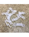 LED Strip silicon fixing clip double screw for 12mm IP67/68 LED Strips (lot of 10 clips)