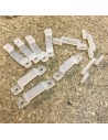 LED Strip silicon fixing clip double screw for 14mm IP67/68 LED Strips (lot of 10 clips) LED Strip silicon fixing clip double screw for 14mm IP67/68 LED Strips (lot of 10 clips)