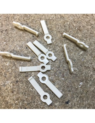LED Strip Fixing Clip single screw for 12mm IP00/20 LED Strips (lot of 10 clips)