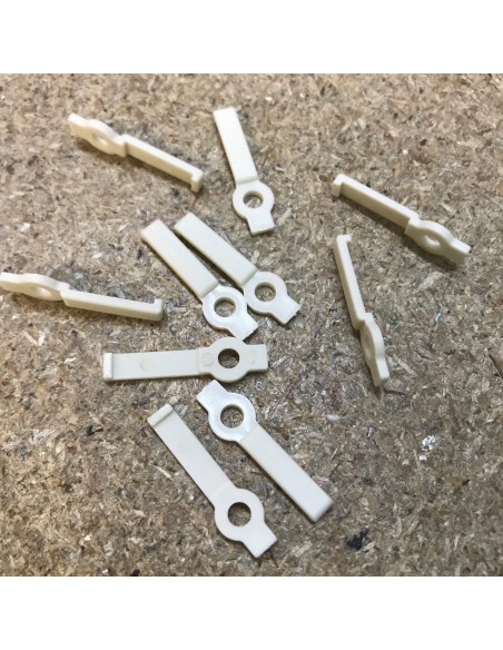 LED Strip Fixing Clip single screw for 12mm IP00/20 LED Strips (lot of 10 clips)