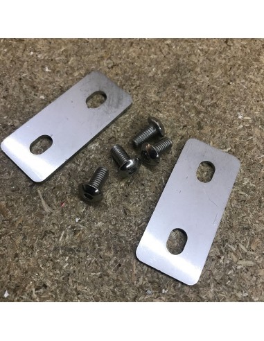 Set of 2 metal joints L:50mm (with 4 screws M5*10) for HL-P01 LED Profile