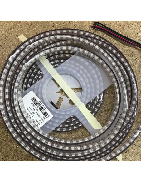 12V IP68 RGB LED-Streifen 120 LEDs/m - 28.8W/m - 5m roll