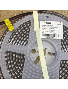 IP68 RGB LED-Streifen 120 LEDs/m 24V - 28.8W/m - 5m roll