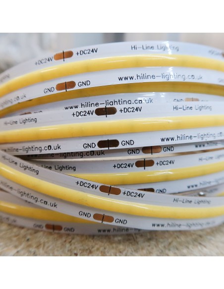 COB LED Strip 4000K CRI+90 - 528 LEDs/m - 5m roll