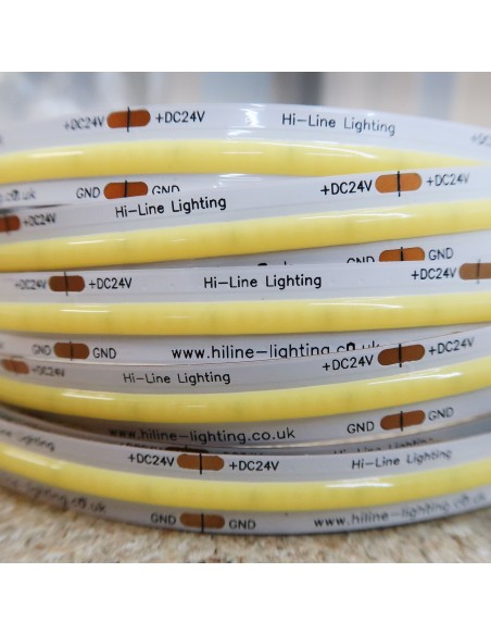 COB LED Strip 6000K CRI+90 - 528 LEDs/m - 5m roll