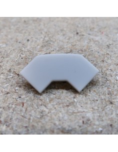 Closed End Cap for TCT2 (Tile LED profile extrusion)