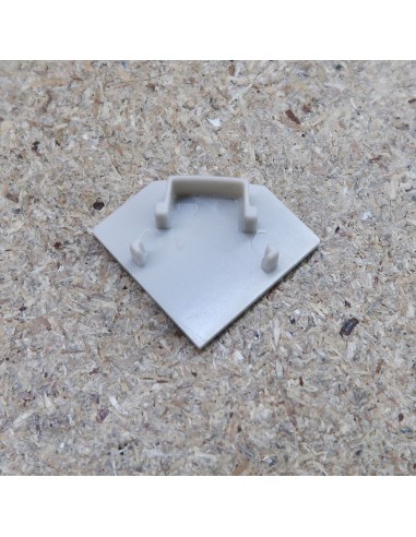 Closed End Cap for TCT3 (Tile LED profile extrusion)