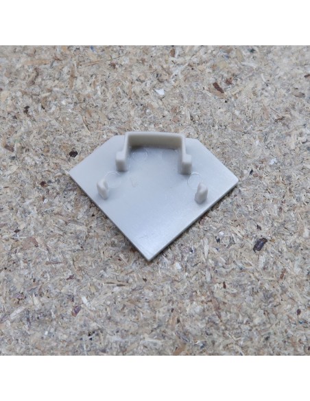 Closed End Cap for TCT3 (Tile LED profile extrusion)