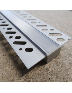 Trimless Plaster-in PMMA LED Aluminium Profile 2 meters 2