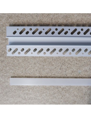 Trimless Plaster-in PMMA LED Aluminium Profile 2 meters