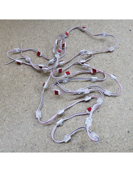 Blue Micro Sign single LED module 24V 0.24W IP67 (string of 40)