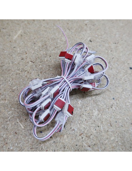 Blue Micro Sign single LED module 24V 0.24W IP67 (string of 40)