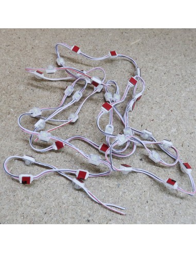 Green Micro Sign single LED module 24V 0.24W IP67 (string of 40)