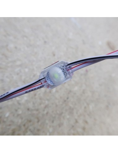 Green Micro Sign single LED module 24V 0.24W IP67 (string of 40)
