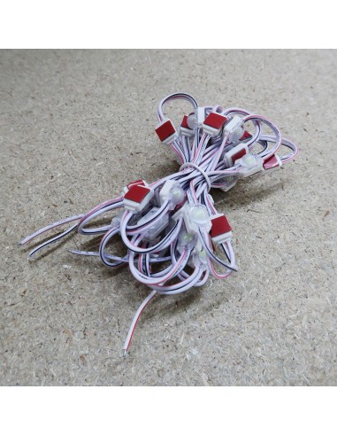 Green Micro Sign single LED module 24V 0.24W IP67 (string of 40)