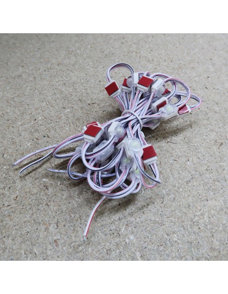 Green Micro Sign single LED module 24V 0.24W IP67 (string of 40)