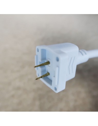 2 pin Reverse Side End-Exit power Cable for single colour flex