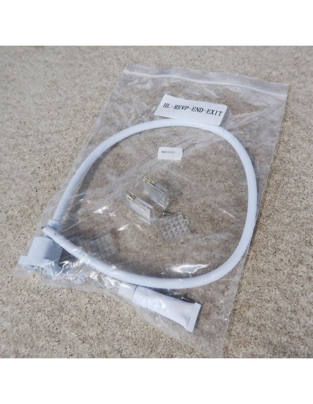 2 pin Reverse Side End-Exit power Cable for single colour flex