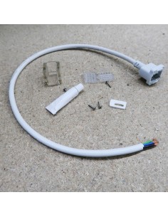 Reverse Side End-Exit power Cable for RGBW LED Neon Flex