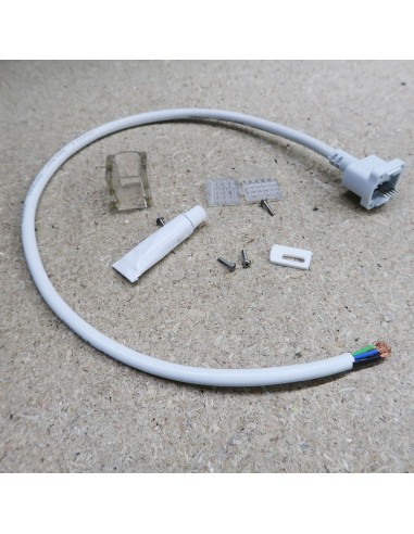 Reverse Side End-Exit power Cable for RGBW LED Neon Flex