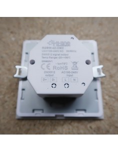 4 zones DMX512 RGB or RGBW LED controller wall mount 2