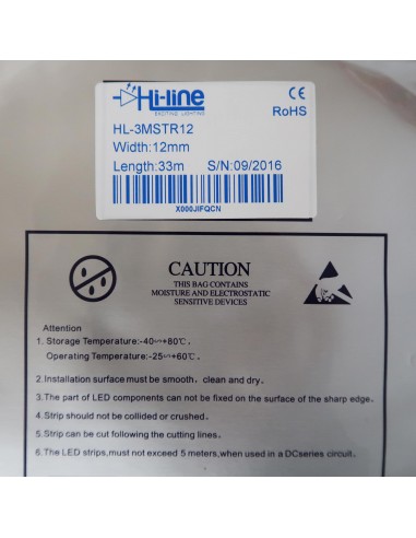 LED strip 3M Double Sided Adhesive Tape 12mm