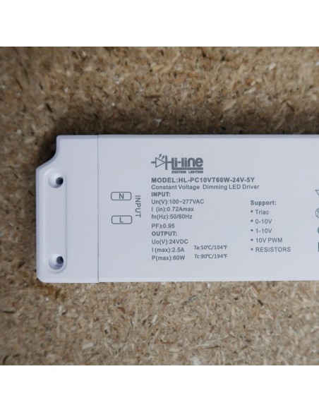 Dimmbar 60W LED Treiber 24V Hybrid Serie (Triac oder 0 / 1-10V)