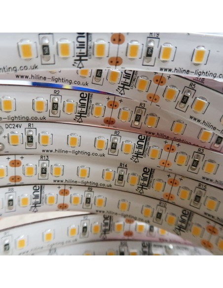 IP54/65 Warmweißer LED | Streifen 24V 28.8W/m CRI80 SMD2835
