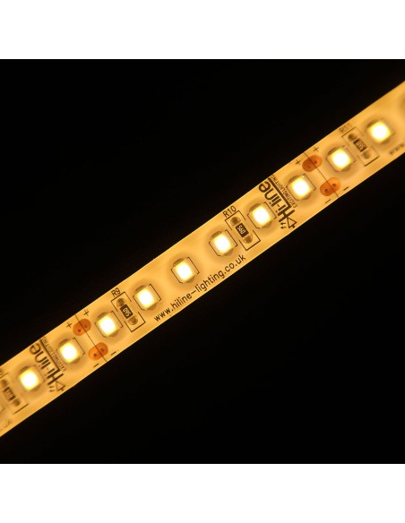 IP54/65 Warmweißer LED | Streifen 24V 28.8W/m CRI80 SMD2835