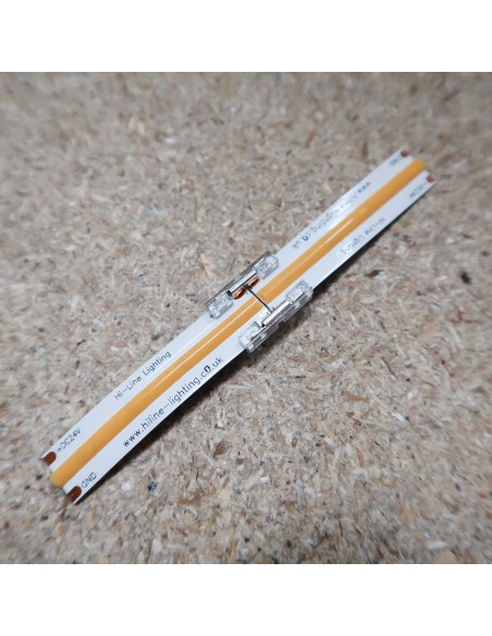 Strip to strip connector for high density COB 10mm IP00 single colour LED strips