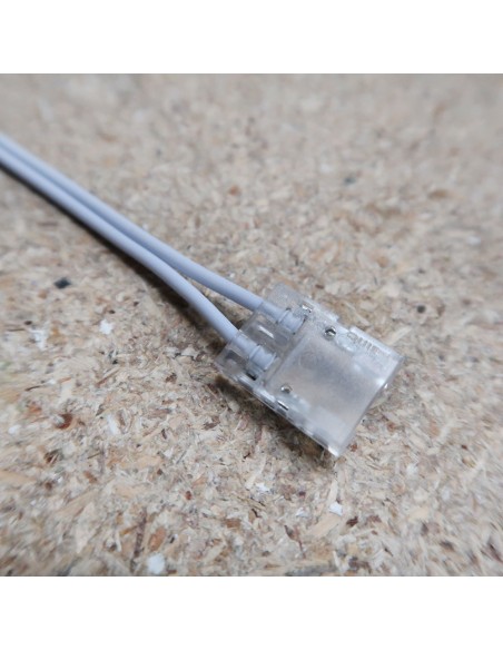 Strip-to-Strip-Verlängerungsstecker Kabel für hochdichte COB 10mm IP00 einfarbige LED-Streifen